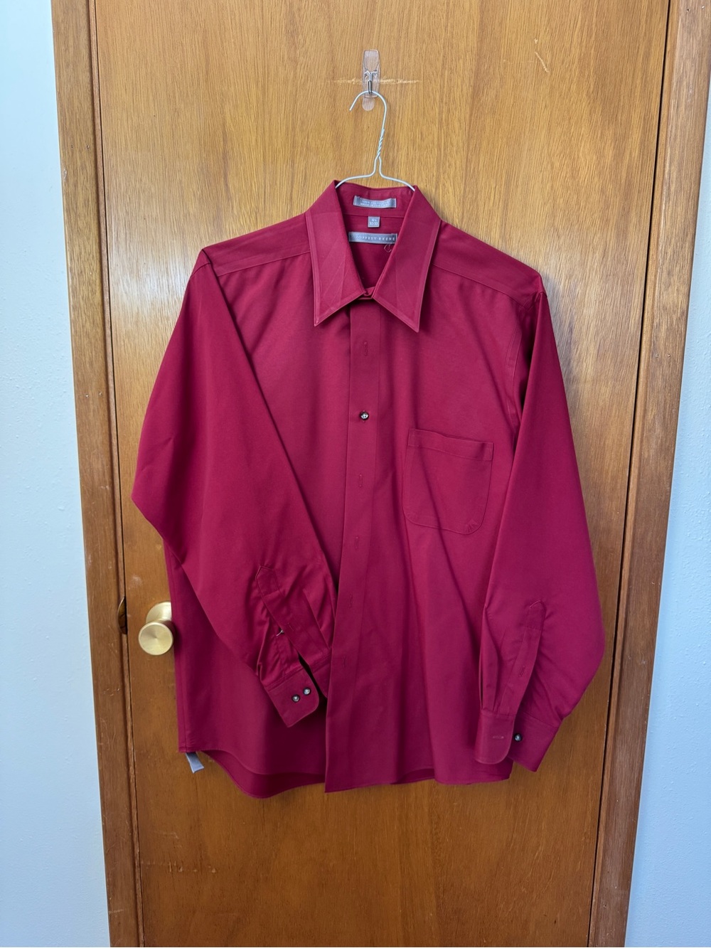 Geoffrey Beene Men's Burgundy Dress Shirt
